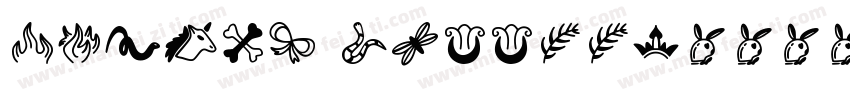 Rumble Tattoos字体转换